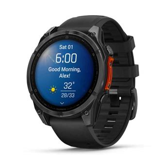 Smartwatch Garmin Fenix 8 Amoled GPS 47mm Acero negro