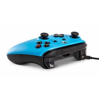 Mando Gaming con Cable Power A para Xbox - Negro/Azul