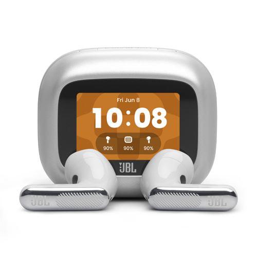 Auriculares Noise Cancelling Jbl Live Flex 4 True Wireless Plata