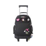 Mochila Totto De Ruedas Glowing Black M