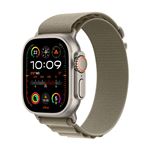 Apple Watch Ultra 2 49mm LTE  Caja de titanio y correa Loop Alpine Oliva - Pequeña