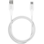 Cable Puro USB-C/USB-A Blanco 1 m