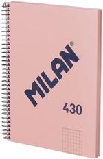 Milan Cuaderno A5 Td Cuadricula 120 H 430 Rosa