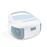 Radio Reproductor de CD Bluetooth Metronic MP3 con puerto USB Azul celeste y Blanco