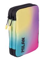 Plumier Milan 2 Pisos Con Contenido Colección Sunset Negro