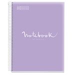 Libreta Miquelrius A5 Emotions Cuadrícula Lavanda