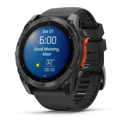Smartwatch Garmin Fenix 8 Amoled Gps 51mm Acero Negro