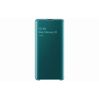 Funda Samsung Clear View para Galaxy S10 Verde