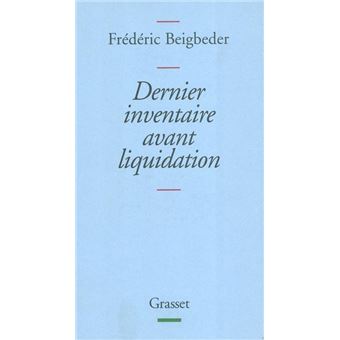 Dernier inventaire avant liquidation - 1