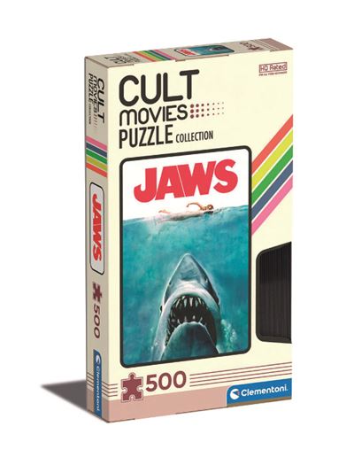 Clementoni puzzle 500 piezas high quality collection cult movies jaws