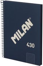 Milan Cuaderno A5 Td Cuadricula 120 H 430 Azul