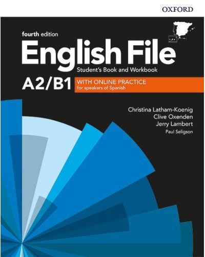 Oxford University Press English File 4Th Edition A2/B1. Student's Book And Workbook Without Key Pack