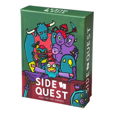 Juego de mesa sidequest: aquí no hay héroes