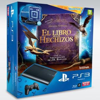 PS3 12GB + Wonderbook Move Pack