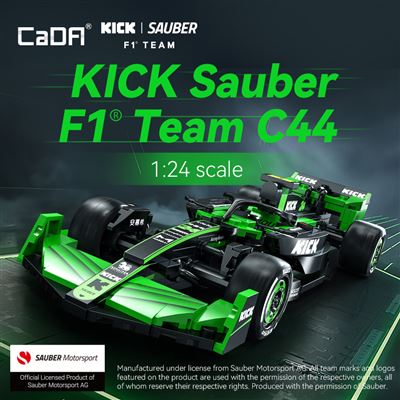 Set de construcción cada kick sauber fl@ team c44 c55032w 1:24 314 piezas