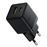 Cargador de pared compacto Baseus Palm Fast Charger USB-C/USB-A 30W EU Negro