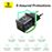 Cargador de pared compacto Baseus Palm Fast Charger USB-C/USB-A 30W EU Negro