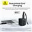 Cargador de pared compacto Baseus Palm Fast Charger USB-C/USB-A 30W EU Negro