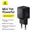 Cargador de pared compacto Baseus Palm Fast Charger USB-C/USB-A 30W EU Negro