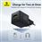 Cargador de pared compacto Baseus Palm Fast Charger USB-C/USB-A 30W EU Negro