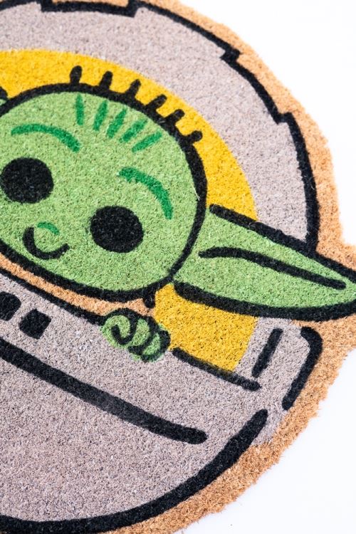 Bienvenido eres™ alfombra de puerta divertida star wars yoda geek