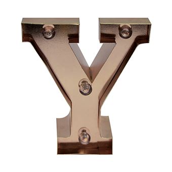 Mini letra decorativa con luz Legami Letra Y - 1