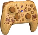 Mando Inalámbrico Horipad Nintendo Animal Crossing Marrón Madera Switch 2