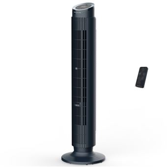Ventilador de torre Rowenta Eole Silence Force VU7050 48W Negro