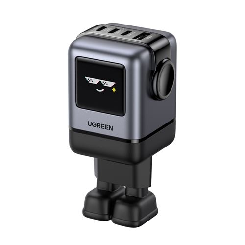 Cargador Ugreen Nexode Robot Gan 100w Usb-a + 3x Usb-c