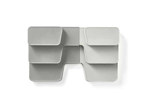 Organizador de armario de cocina con cajón DUO 85192, 2 niveles, gris, Joseph  Joseph 