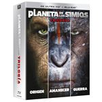 Pack Trilogía El planeta de los simios (2011-2017) - UHD + Blu-ray
