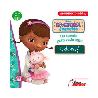 Leo con Disney (nivel 1). Doctora juguetes. Un cuento para cada letra: T, D, N, F - 1