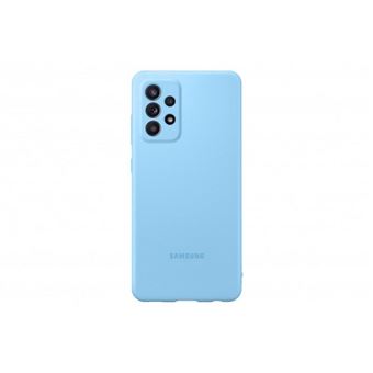 Funda de silicona Samsung Azul para Galaxy A52