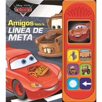Amigos Hasta La Linea De Meta Cars 7 Botones