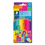 Caja 12 Lápices De Colores Staedtler Noris Happy