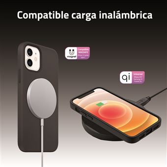 Funda de silicona Icoveri Negro para iPhone 14 Pro - Funda para teléfono  móvil