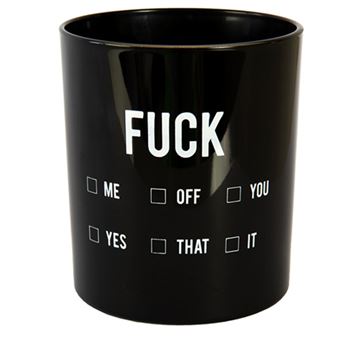 Set 8 velas Fisura fuck negro