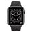 Apple Watch S6 44 mm GPS Caja de aluminio en Gris espacial y correa deportiva en Negro