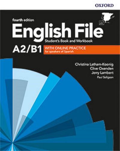 Oxford University Press English File 4Th Edition A2/B1. Student's Book And Workbook With Key Pack