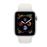 Apple Watch S4 40mm LTE Caja de aluminio en plata y correa deportiva Blanca