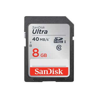 Tarjeta SDHC SanDisk 8 GB - 1
