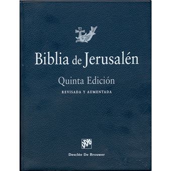 Biblia de jerusalen 5ed modelo 0