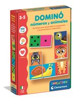 Domino de numeros y animales