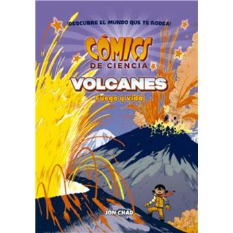 Volcanes fuego y vida-comics de cie