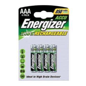 Energizer Pilas Recargables AAAx4 850