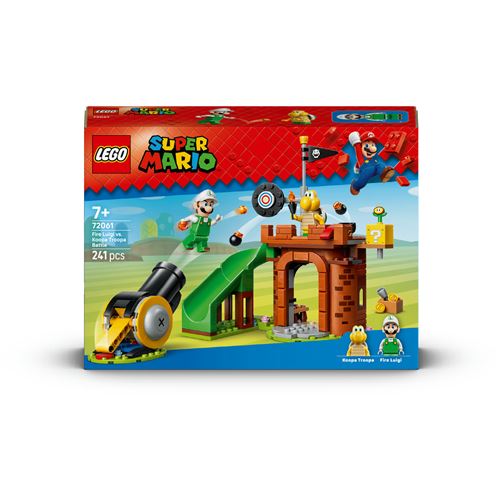 Lego super mario 72061 luigi de fuego contra koopa