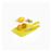 Tabla para cortar Brabantia Tasty Colours Amarillo - Tamaño S_1