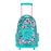 Mochila con ruedas Totto Renglones verde
