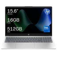 Ordenador portátil HP Laptop 15-fd1006nsx, Intel Core 5-120U, 16GB RAM, 512GB SSD, Intel Graphics, Windows 11 Home, 15.6" Full HD Plata natural