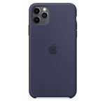 Funda de silicona Apple Azul noche para iPhone 11 Pro Max